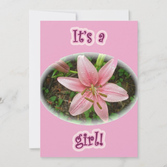 Anúncio Lily rosa é uma garota! (Frente)
