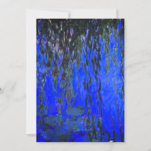 Anúncio Lírios de água monet e ramificações de salgueiro