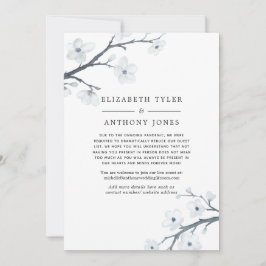 Anúncio Lista de Convidados de Casamento Reduzida com Cere