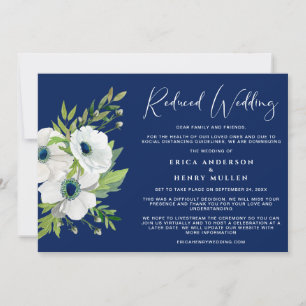 Anúncio Lista de Convidados de Casamento Reduzida Floral W