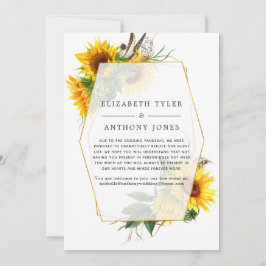 Anúncio Lista de Convidados Reduzida para Casamento de Gir