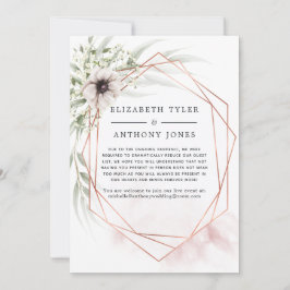 Anúncio Lista Geométrica Reduzida de Convidados Eucalyptus