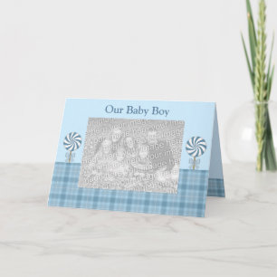 Anúncio Lollipop Babies Birth Announcement