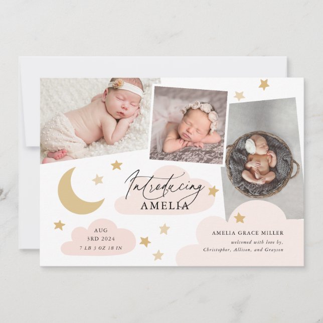 Anúncio Lua Stars Clouds 3 Foto Colagem Rosa Nascimento Ro (Frente)