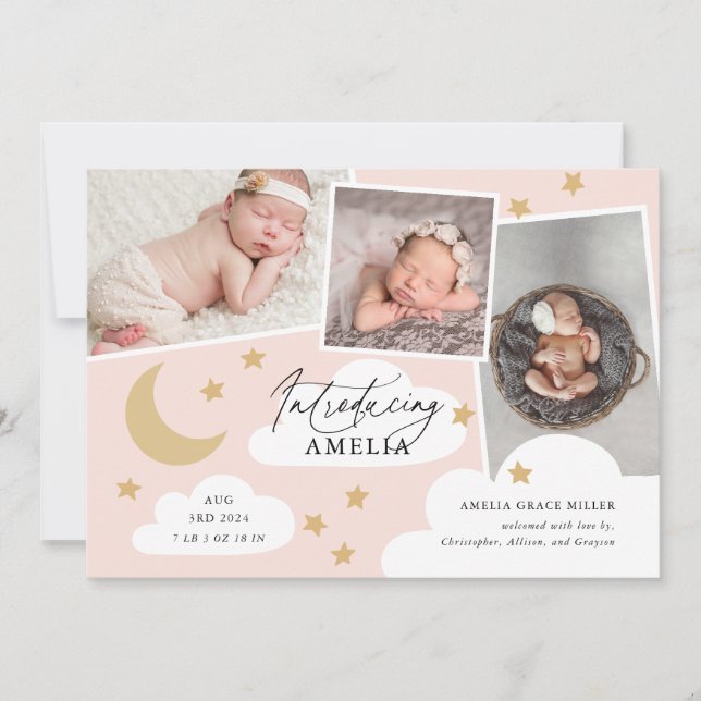 Anúncio Lua Stars Clouds 3 Fotos Colagem Rosa Nascimento R (Frente)