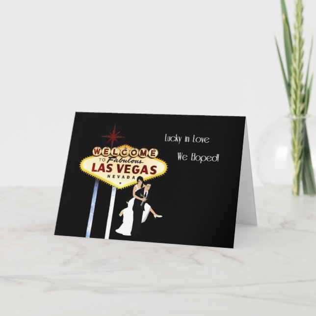 Anúncio Lucky in Love We Eloped! Las Vegas Card (Frente)