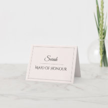 Lugar da Dama de Honra | Casamento Elegante