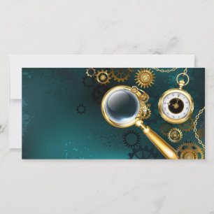 Anúncio Lupa no estilo Steampunk