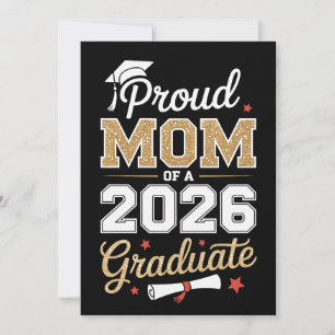 Anúncio Mãe Orgulhosa De Um Graduado Da Turma De Graduação