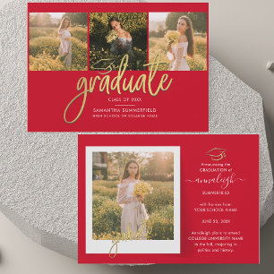 Anúncio Mais velho Graduação 2025 de Fotos de Formando