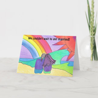 Anúncio Mal podíamos esperar para nos casarmos...