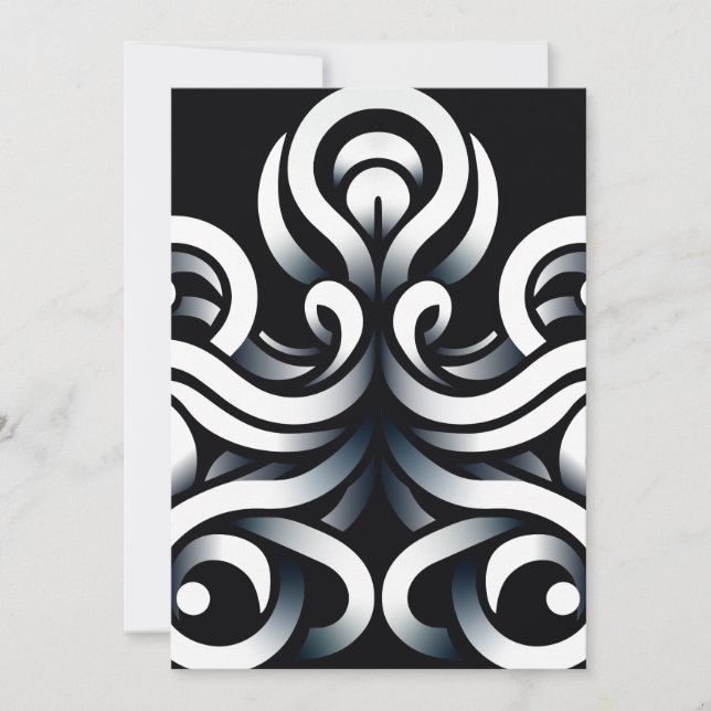 Anúncio Mandala Abstrato Geométrico Sagrado Zen Minimalist (Frente)