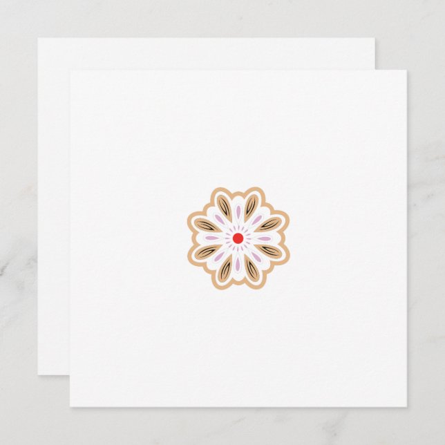 Anúncio Mandala Flower Art Impressão | Boho Decor (Frente/Verso)