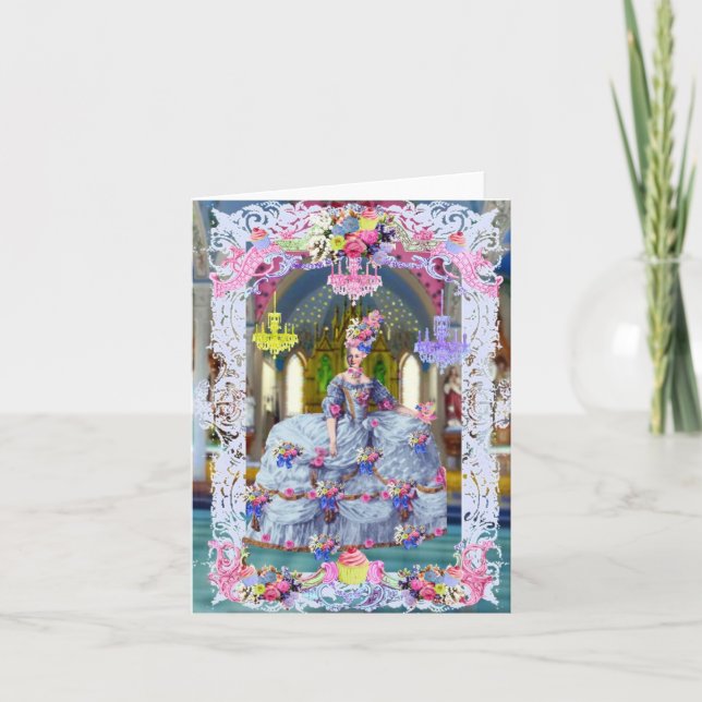 Anúncio Marie Antoinette Rainha da França Deixe-nos comer  (Frente)