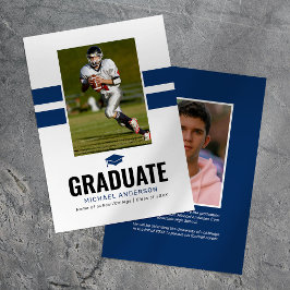 Anúncio Marinho Masculino 2025 Foto de Graduação