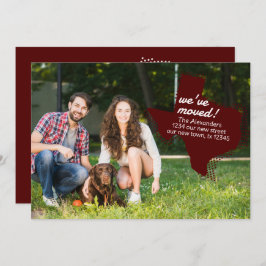 Anúncio Maroon Movimentamos - Texas Movendo-se