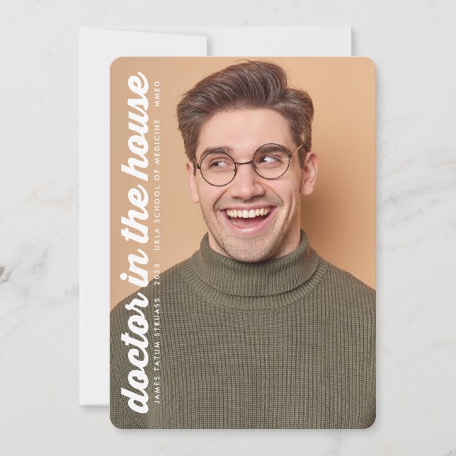 Anúncio MÉDICO PARA FORMANDO DE Foto RETRO 2 (Frente)