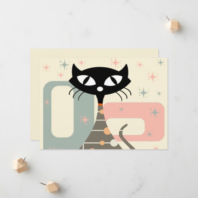 Anúncio Meio século do Médio do século moderno (Frente/Verso In Situ)