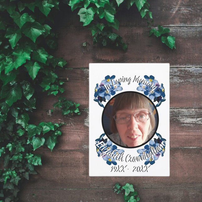 Anúncio Memorial Me Esqueça Não Foto Floral (Criador carregado)