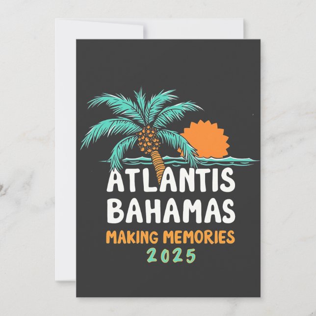 Anúncio Memórias do Fazer Atlantis Bahamas 2025 (Frente)