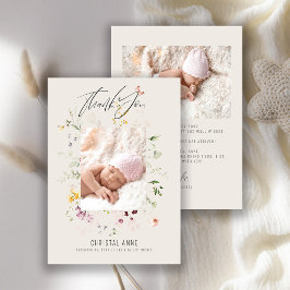 Anúncio Menina recém-nascida Ivory Obrigado Foto Nasciment