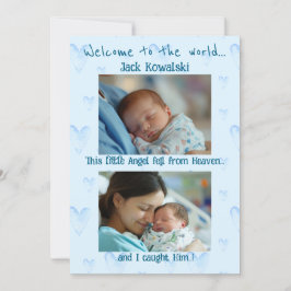 Anúncio Menino Recém-Nascido