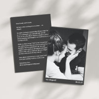 Mensagem Personalizada Minimalista de Casamento de