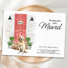 Anúncio Meu Cachorro e eu mudamos o Labrador Amarelo