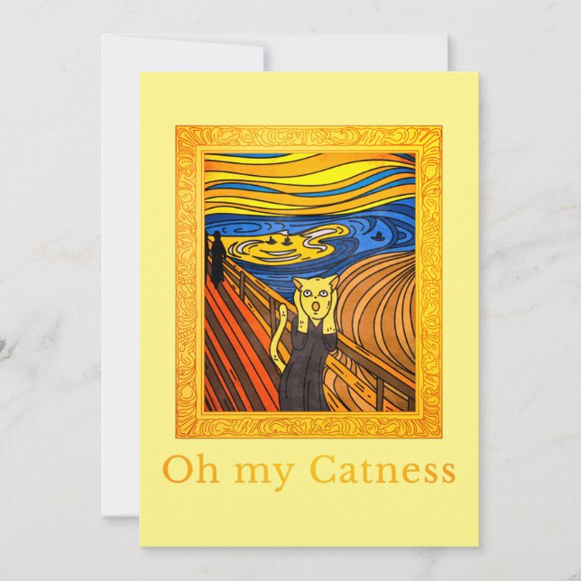 Anúncio Meu Deus, MunchCat (Frente)