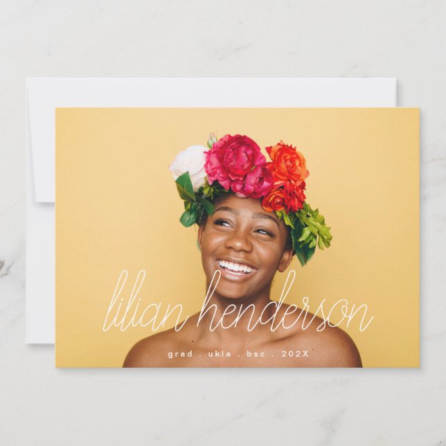 Anúncio Meu Nome Script Formando Formando Duas Foto (Frente)