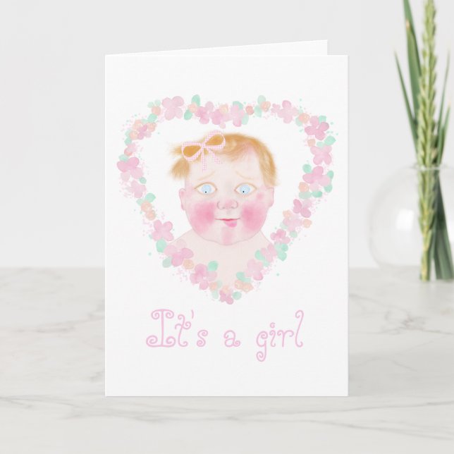 Anúncio Meu querido bebê, é uma menina pela BabyLaia (Frente)