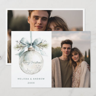 Anúncio Minimal Merry Christmas Ornament