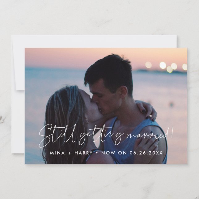 Anúncio Minimalista Ainda se casando (Frente)