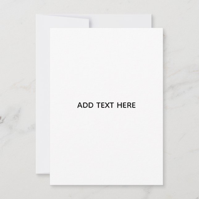 Anúncio Minimalista Branco Elegante para Qualquer Ocasião (Frente)