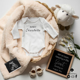 Anúncio Mínimo De Gravidez Neutra Do Gênero