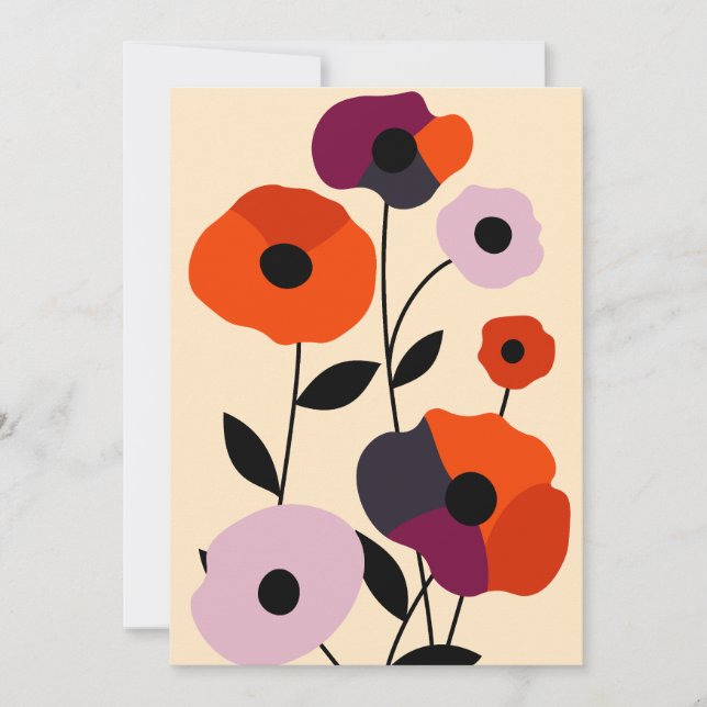 Anúncio Mínimo de Poppy Bloom (Frente)