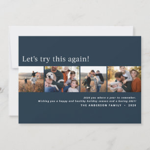 Anúncio Mínimo engraçado e moderno natal multigráfico