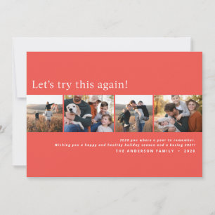 Anúncio Mínimo engraçado e moderno natal multigráfico