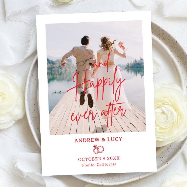 Anúncio Modern photo wedding  (Criador carregado)