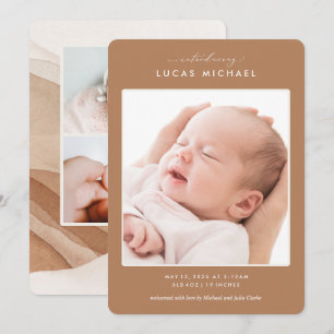 Anúncio Moderno da Boho Neutral Beige Watercolor