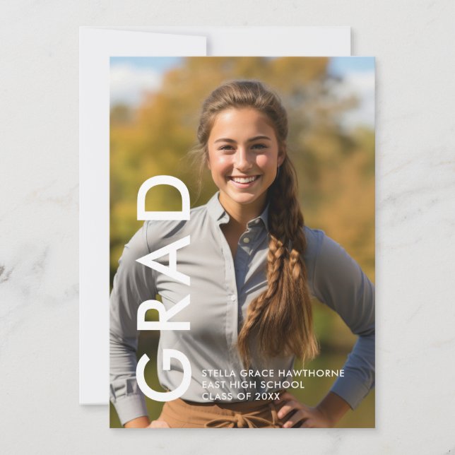 Anúncio Moderno Minimal Ousado Grad  (Frente)