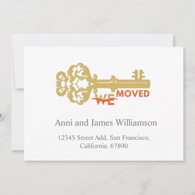 Anúncio Moderno Movimentamos a Chave (Frente)