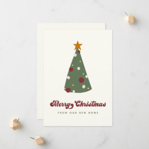 Anúncio Moderno Mudamos O Feriado Da Árvore De Natal