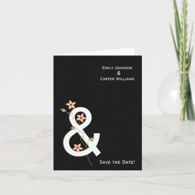 Anúncio Moderno Salvar a Data (Frente)