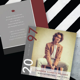 Anúncio Mondrian Color Blocks Formando Graduação de Fotos 