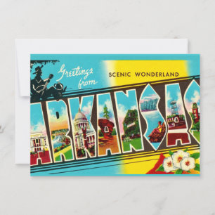 Anúncio Motivo de Saudação Colorida do Arkansas