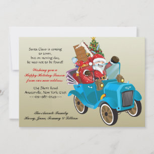 Anúncio móvel de feriado de Papais noeis