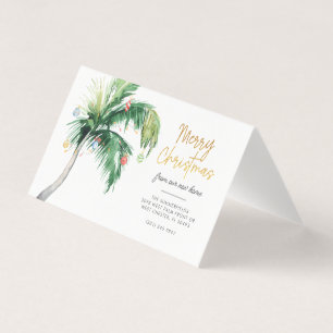 Anúncio móvel de Natal da Árvore Palm