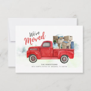Anúncio Movemos o Red Truck Moving Address Premium