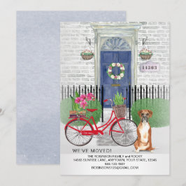 Anúncio Movendo a porta da bicicleta do cachorro-boxer - N